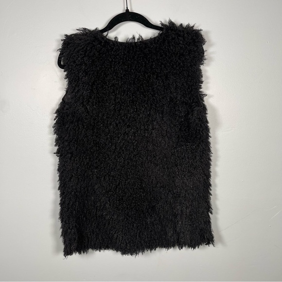 Max Studio Faux Sheep Fur Vest - Picture 4 of 10